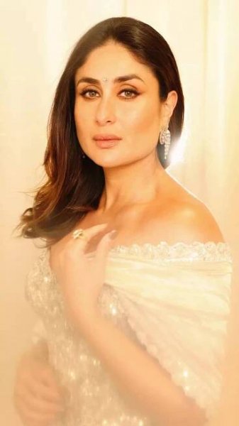 Kareena Kapoor Khan shines bright like a diamond in a dazzling silver corset saree