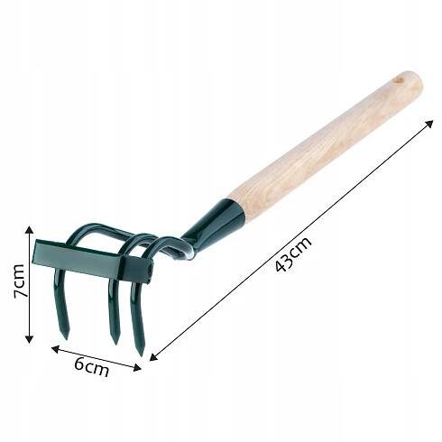 RUČNÍ KULTIVÁTOR KYPŘIČ PŮDY ZAHRADNÍ S PODŘEZÁVAČEM 30cm ZEMĚ SILNÝ za 193.00CZK - Allegro