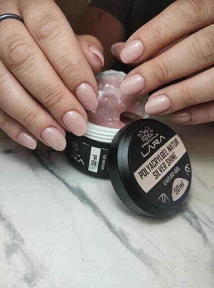 POLYACRYLGEL NATUR SILVER SHINE 15ML