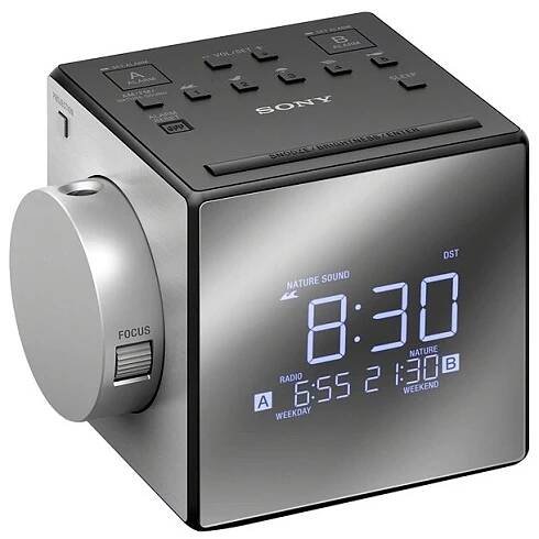 Sony radiobudík ICF-C1PJ, Duální alarm, projekce
