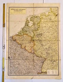 Stará mapa "Německé západní pohraničí" - Staré mapy a veduty