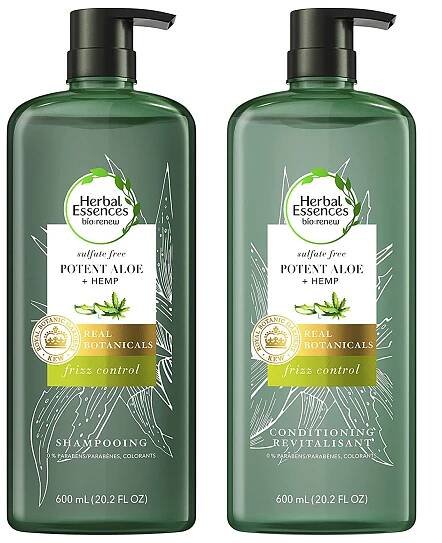Herbal Essences Sulfate-Free Potent Aloe + Hemp Shampoo & Conditioner