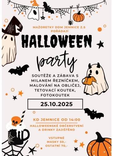 Halloweenská párty pro děti
