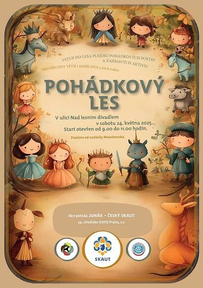 Pohádkový les – Junák – český skaut, 34. středisko Ostříž Praha (114.34)