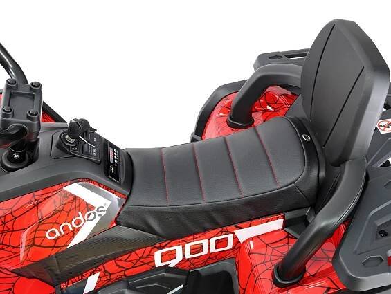 Dětská elektrická čtyřkolka andos X-MAX 607 24V/400W červená | andos.cz 
