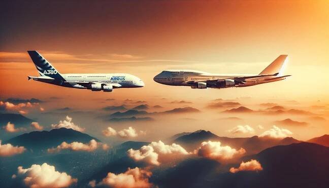 Airbus A380 Vs. Boeing 747 Rozdíl: Srovnání Dvou Gigantů Nebes! » FlyIPilot.cz
