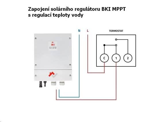 Solární regulátor MPPT BKI 4kW (pro FV ohřev vody) | AtosElektro.cz