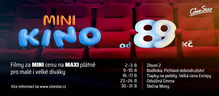 Mini Kino od 89 Kč