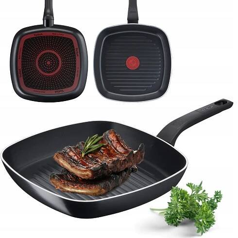 Grilovací pánev Tefal Simply Clean 26 cm B5674053 26 cm teflonová plynová