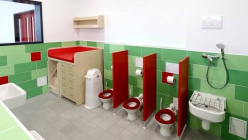 Koupelna ve školce