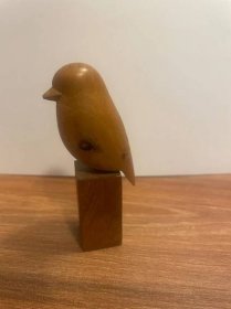 Ota Janeček - dřevěná plastika - ptáček