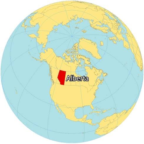 Alberta Canada Map