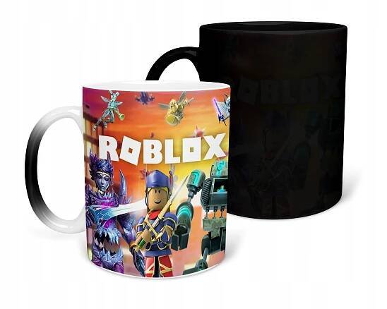 MAGICKÝ HRNEK S POTISKEM – DÁREK ROBLOX – RŮZNÉ VZORY NA VÝBĚR + JMÉNO