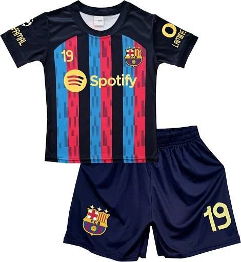 Numberoplus Premium dětský fotbalový dres Komplet FC Barcelona - Lamine Yamal