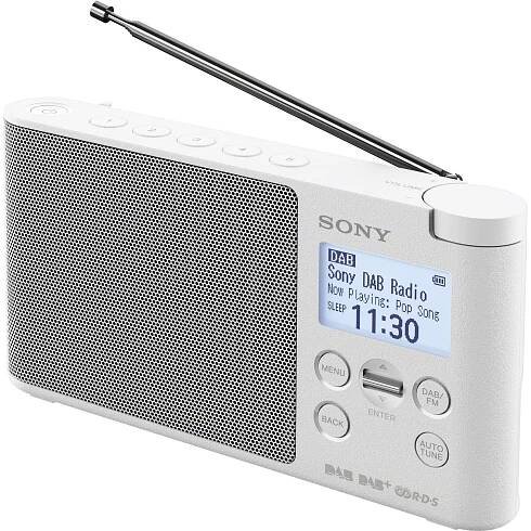 Sony XDR-S41D stolní rádio DAB+, DAB, FM bílá : Půhy.cz
