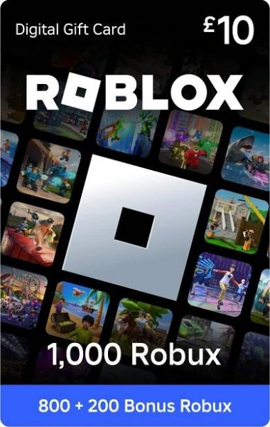 Roblox Gift Card - 1,000 Robux [Includes Exclusive Virtual Item] [Online Game Code] : Amazon.co.uk: PC & Video Games