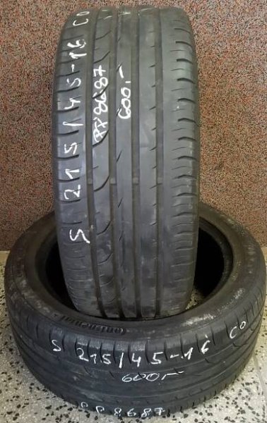 Continental CPC2 215/45 R16 90V - Použité pneumatiky, alu kola a disky - PNEU POUŽITÉ.cz