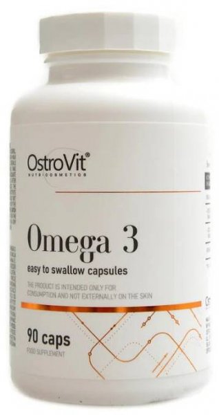 OstroVit Omega 3 90 kapslí easy to swallow pro lepší polykání | NAMAKANEJ.cz