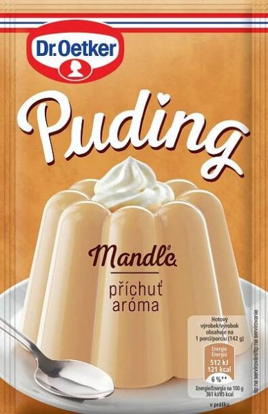Dr.Oetker Puding příchuť mandle 38g