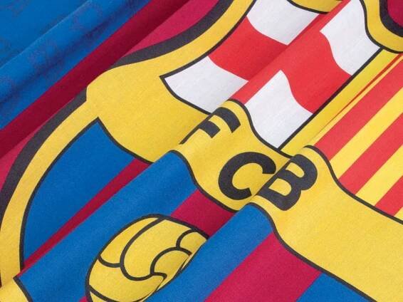 Ložní povlečení Renforcé FC Barcelona, 140 x 200 cm, 70 x 90 cm