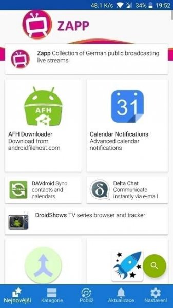 F droid aplikace repozitar open source 1