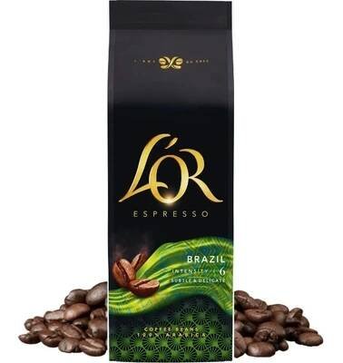 Zrnková káva L'OR Espresso BRASIL 500g