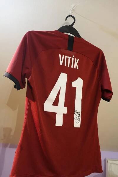 Fotbal / AC Sparta Praha/ Hraný dres / Martin Vitík