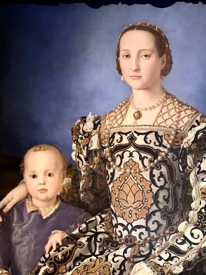Bronzino, Portrait of Eleanor of Toledo, 1890