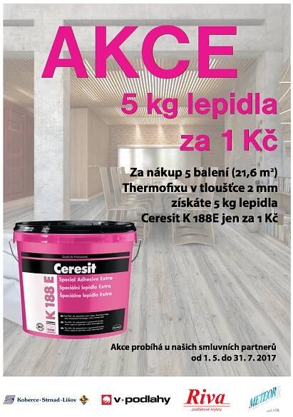 Oblíbená akce Fatra Thermofix a lepidla Ceresit K 188E začala 1. května | Podlahy.com