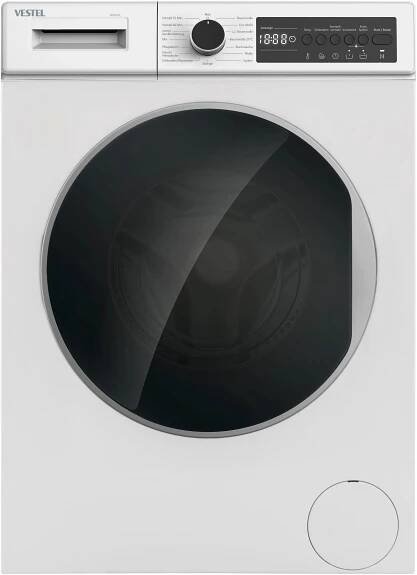 Waschmaschine W-B107u 7 Kg 1400 U/Min Aquastop - Weiß, Basics (60/85/53cm) - Vestel