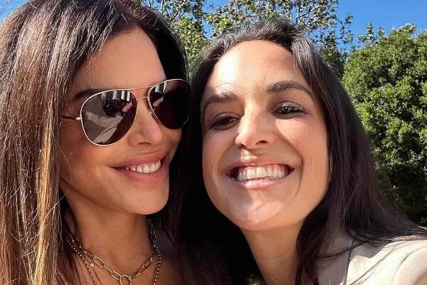 Lauren Sánchez and sister Elena in May 2025.