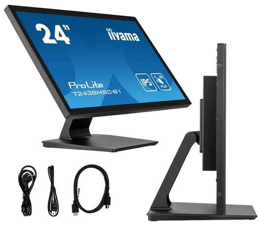 LED monitor iiyama T2438MSC-B1 24" 1920 x 1080 px IPS / PLS