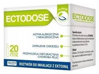 ECTODOSE Roztok pro inhalaci s Ectoinem 20 ampulí / 2,5 ml