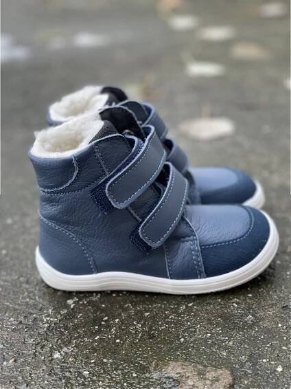 Baby Bare Shoes Febo Winter Navy 30