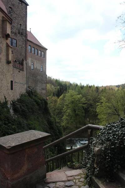 Kriebstein: rytířský hrad nad řekou - Honza v Sasku