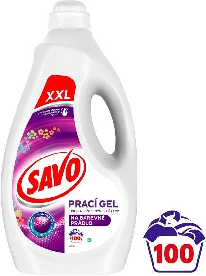 SAVO na barevné prádlo 5 l (100 praní)