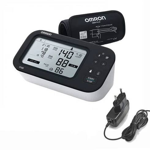 Tlakoměr na paži OMRON M7 Intelli IT AFib + ZDROJ (HEM-7380T1-EBK+ad)...