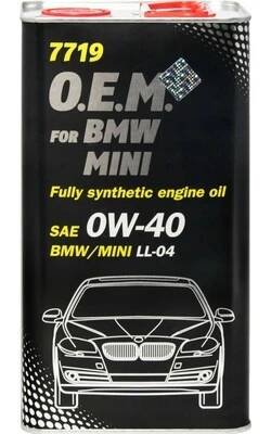 Mannol O.E.M. for BMW 0W-40 4 l od 412 Kč - Heureka.cz