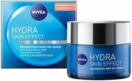 NIVEA Hydra Skin Effect Hydratační noční gel-krém 50 ml - skladem