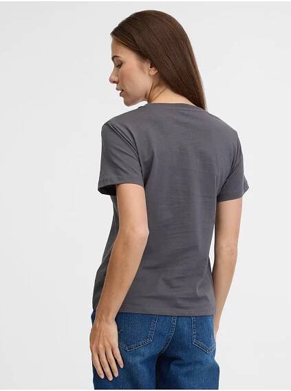 Pepe Jeans Šedé dámské tričko s potiskem Pepe Jeans