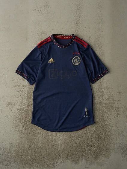 22' Navy Blue AFC Ajax Soccer Jersey (S/M)
