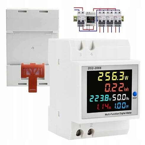 JEDNOFÁZOVÝ ELEKTROMĚR, ELEKTROMĚR 6V1, SBĚRNICE DIN AC 40-300V 100A
