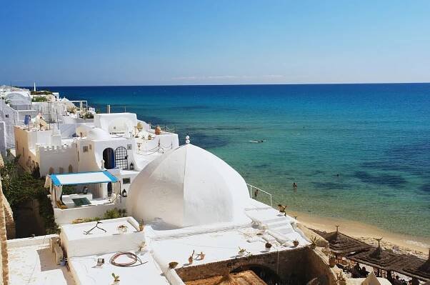 Hammamet v říjnu 2025 - Počasí a Průměrná teplota v říjnu - Tunisko