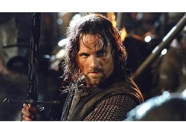 Meč Lord of the Rings, Aragorn Hraničář, plaketa