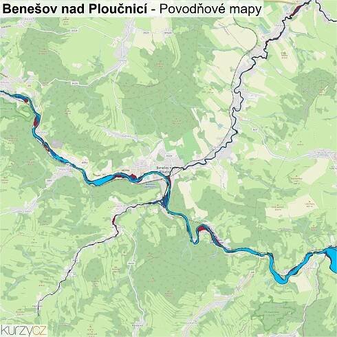 Benešov nad Ploučnicí - mapy | Kurzy.cz