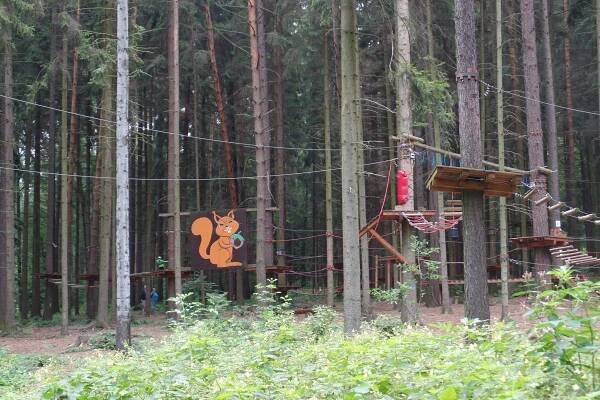 Lanový park Veverák foto 1