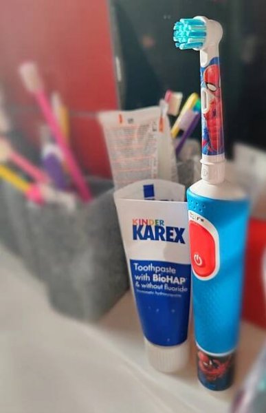 Recenze KINDER KAREX Zubní pasty - Recenze/hodnocení, Kde koupit - Modrý koník