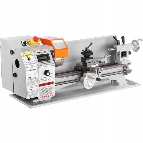 SucceBuy Soustruh na kov 800W 220V 39KG Motor s přímým pohonem Model MX-S716G