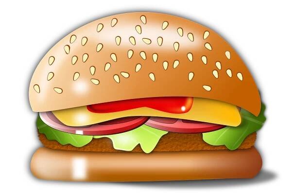 Hamburger, Cheeseburger, Nezdravý