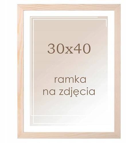 Rámeček 30x40 borovice dřevěný rám na fotografie
